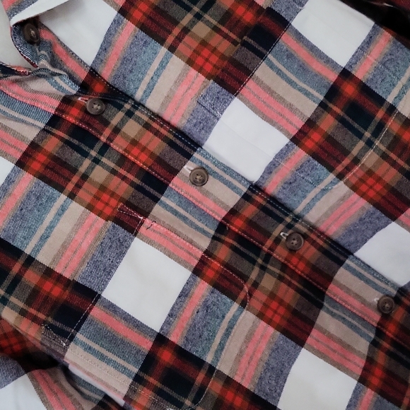 J. Crew Sherpa Lined Oversized Plaid Flannel Shacket - Picture 10 of 16